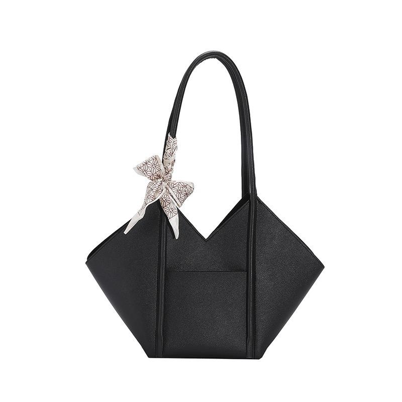 Spring and Summer Temperament New Large-capacity Bag Simple Solid Color Commuter Shoulder Bag Fashionable Underarm Bag Tote Bag