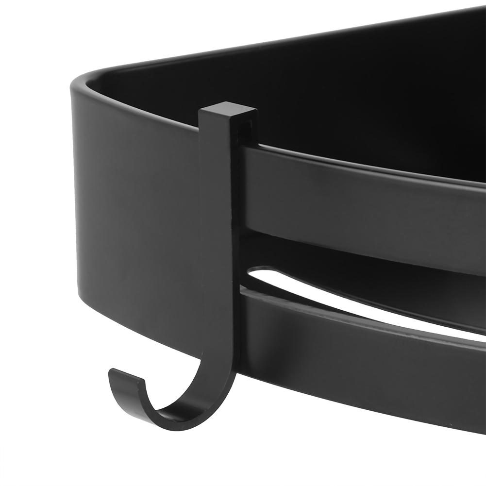 Półka Narożna Ścienna Pojemnik Stojak Organizer Uchwyt do Łazienki Pod Prysznic Jednowarstwowy