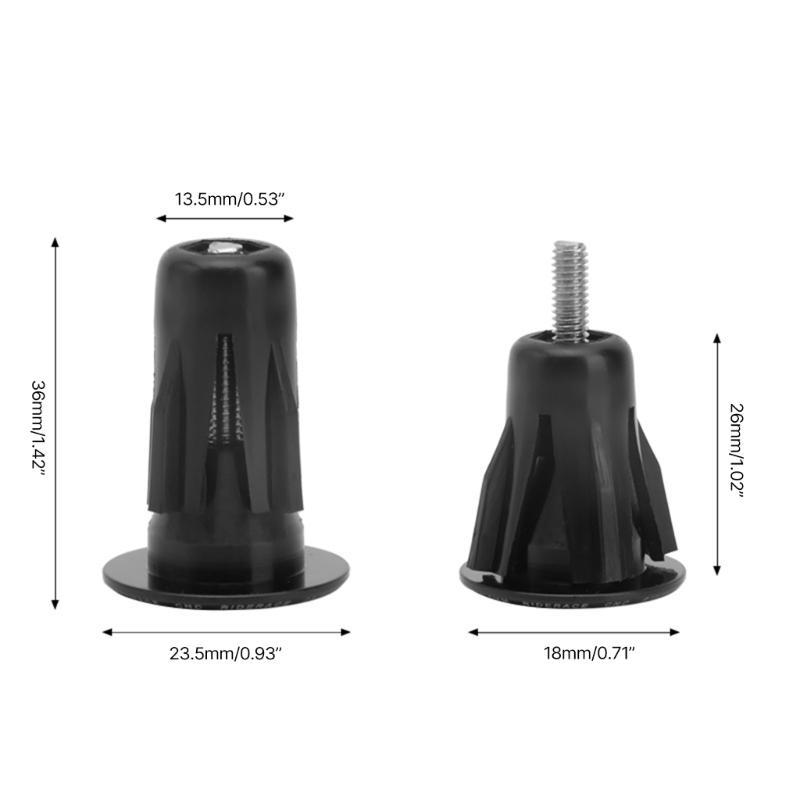 2 Pcs Bike Bar End Cap Bicycles Handlebar Plug Road Bike Expanding Locking Bar End Cap Bike Bar Plug Cycling Supplies