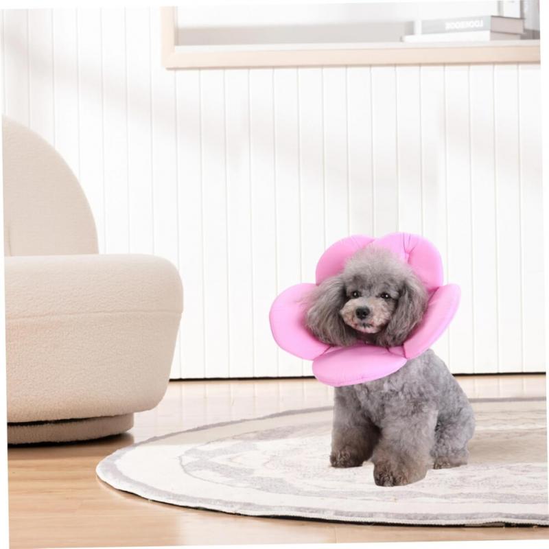 Weicher Hundekegel, Verstellbarer Blumenförmiger Genesungskegel für Operationen, Strapazierfähiges Material S-XL