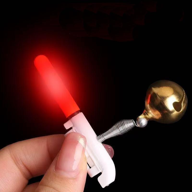 5Pcs Reusable Electronic Light Stick With Bell Led Fishing Alarms Set Accessories Fishing Electronic Rod Luminous Stick Light