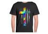 Religious cross coloured v2, miracle t-shirt Unisex T-Shirt