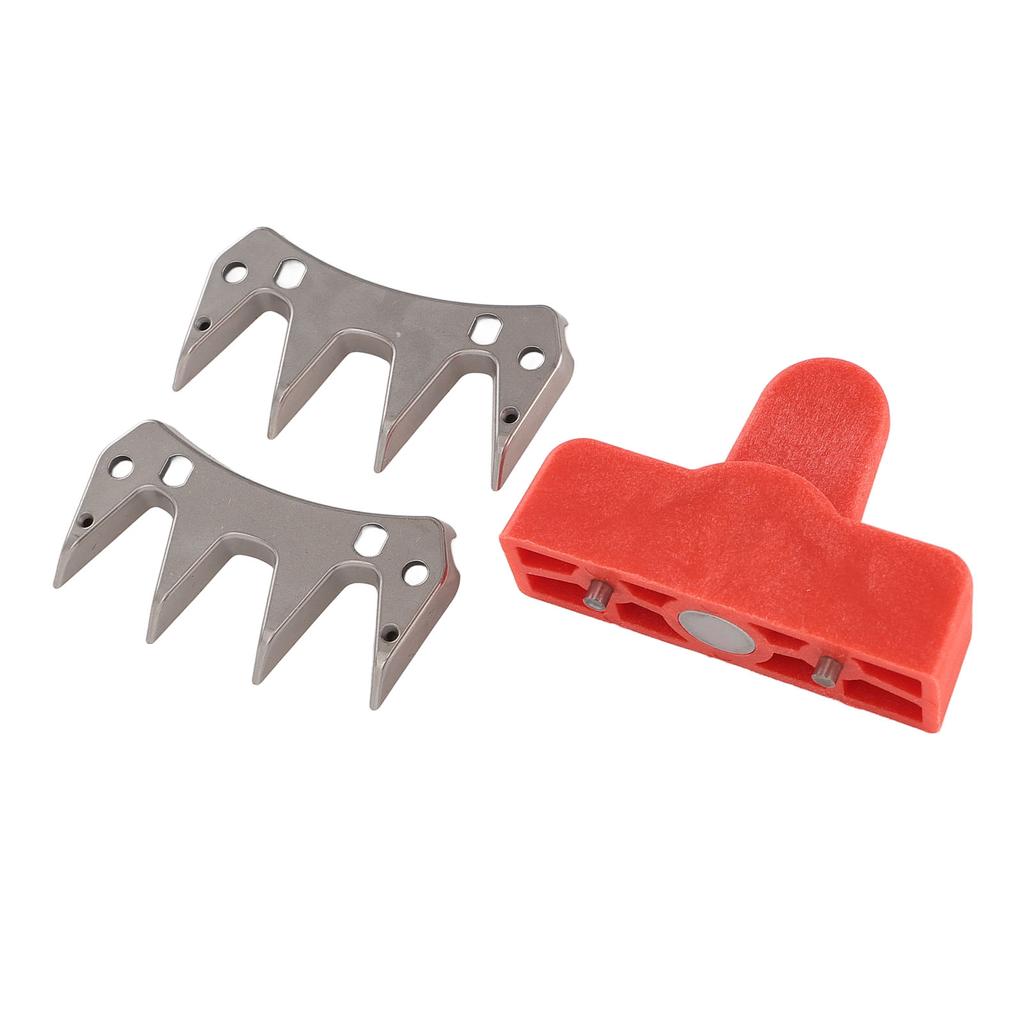2Pcs Sheep Shears Replacement Blade 4 Teeth Precise Cutting Efficient Stainless Steel Wool Clipper Blade for Alpacas