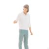 1:64 Scale Figures Miniature People Model for Layout Home Bonsai Building Accessory Decor,