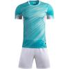 Unisex potištěný fotbalový tréninkový úbor - Sportovní oblečení s krátkým rukávem pro dospělé a děti, prodyšné.