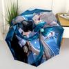Anime Character, Fantasy Art Automatic Opening and Closing, 8 Rib Structure Portable Umbrella, Suitable for Men and Women In All Seasons Pe