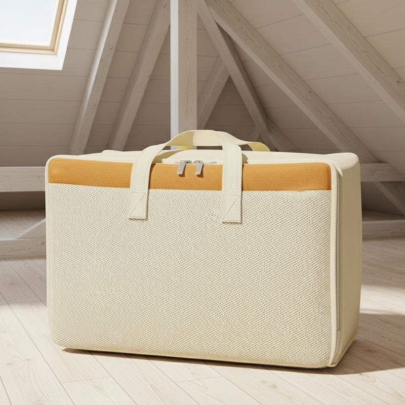 Wardrobe Storage Bag Non Woven Fabric Large Capacity Organizer Thick Dustproof Moisture Proof for Clothes and Bedding