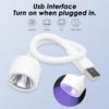 Mini USB UV/LED Lumină pentru unghii cu gel Uscător de unghii cu tub reglabil Lampă UV convenabilă pentru decorarea unghiilor