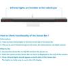 Replacement for Wii Sensor Bar Compatible with Wii U for Nintendo Wired Infrared Sensor Bar Wii Console Accessories
