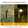2/7 LED Solar Outdoor Spotlights,150° Adjustable Wall Lamp, Waterproof Lawn Lights for Garden Patio Yard Backyard Camping Decor