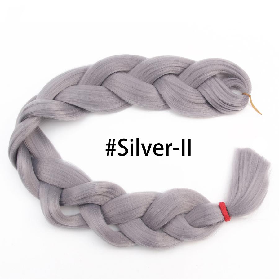 

Длинные плетенные крючком волосы 165 г Xpression Jumbo Braid волосы чистого цвета синие фиолетовые розовые серые синтетические волосы для косичек