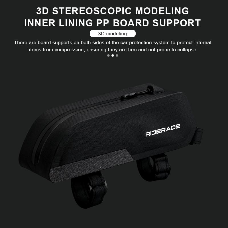 Bicycle Top Front Tube Frame Bag Large Capacity Waterproof Portable MTB Road Bike Handlebar Bag Pannier Cycling Accessories