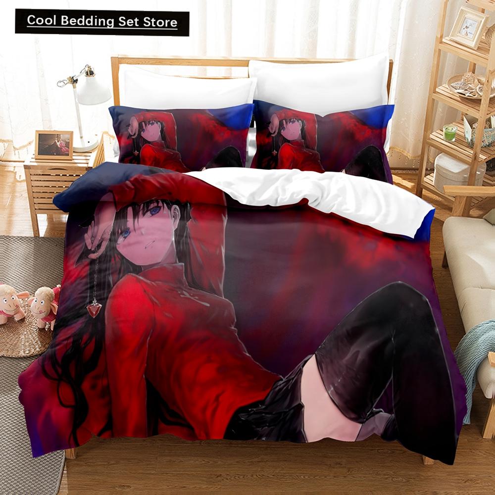 New Fate/stay night Unlimited Blade Works Bedding Sets Duvet Cover Set With Pillowcase Twin Full Queen King Bedclothes Bed Linen