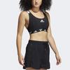 adidas Logo Muster Sport-BH Damen Unterwäsche Schwarz GM8300