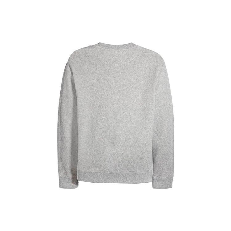 Coach Solid Logo Pullover Long Sleeve Sweatshirt Men Sweatshirts Gray C7827-LTE