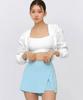 XEXYMIX Black Label Signature Powerrise Slit Two-In-One Skirt Post Blue Xfk2Ps1109