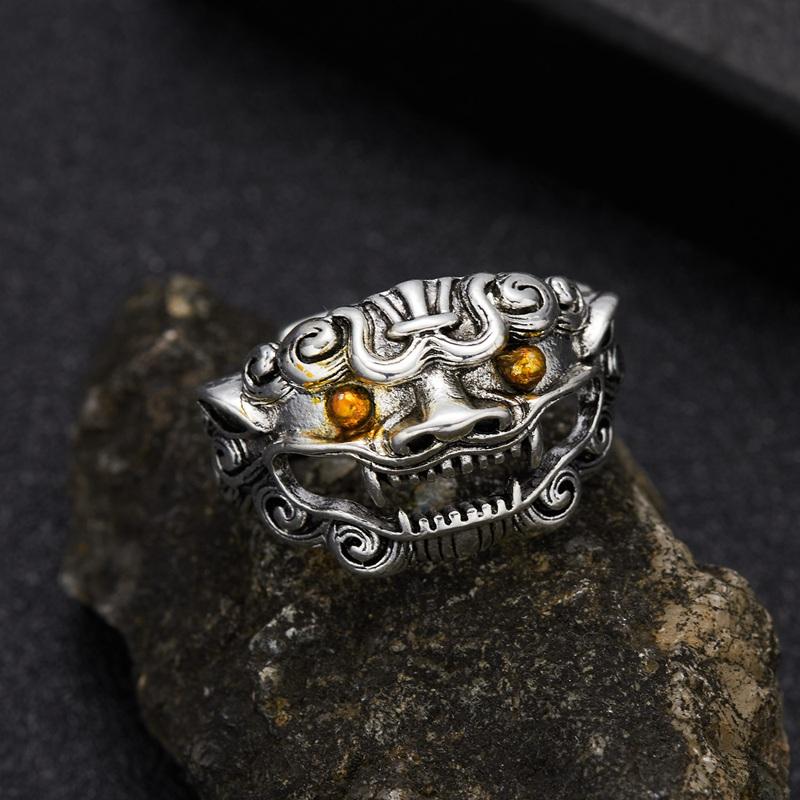 Vivid Cute Cat Open Rings For Women Girls New Fashion Gothic Adjustable Animal Kitten Finger Ring Party Jewelry Accessories Gift