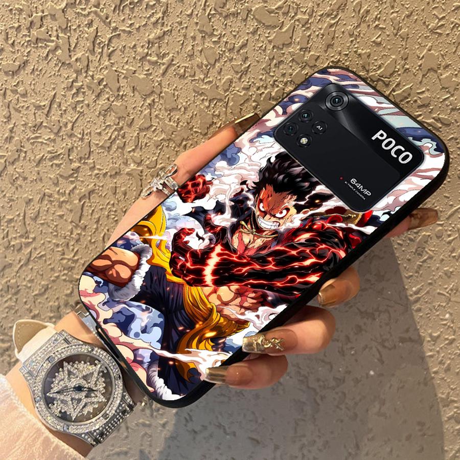 Hülle für Xiaomi Poco F3 F4 F5 X3 X4 X5 C65 M3 M4 Pro M5 C50 C51 Funda Handyhülle Luffy Ones Pieces