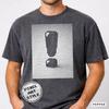 Comfort Colors Tee, Exclamation Shirt, Pixelated Shirt Men, Bold Symbol, 1BitWear