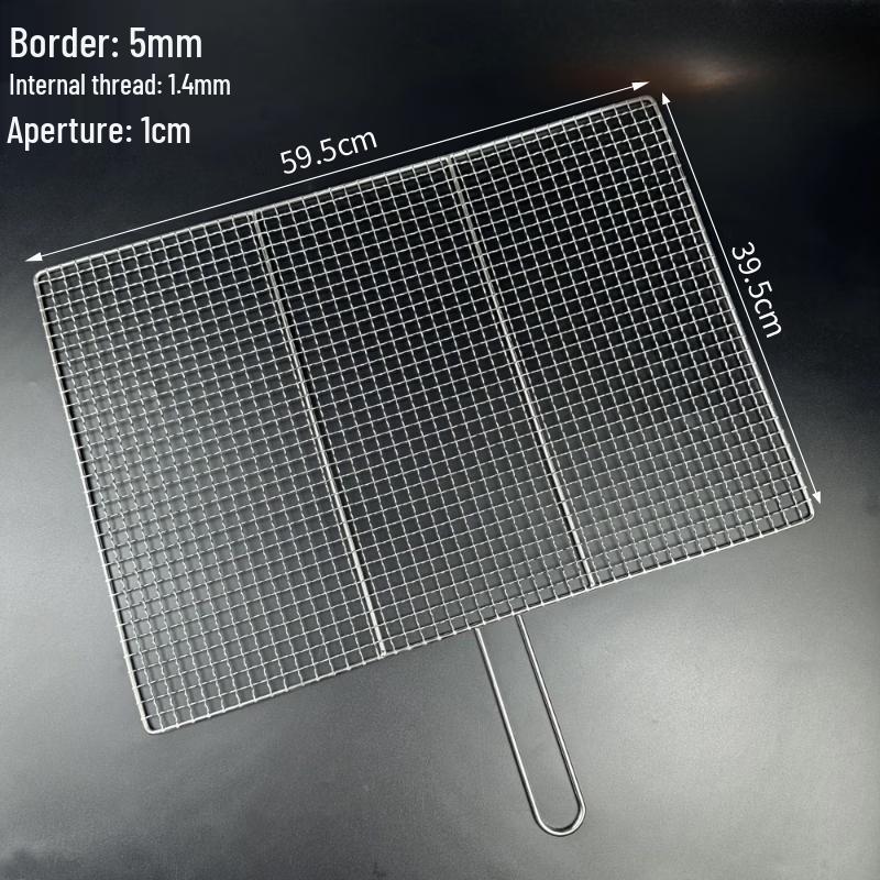 Сетчатая решетка для барбекю из нержавеющей стали 304 с ручкой