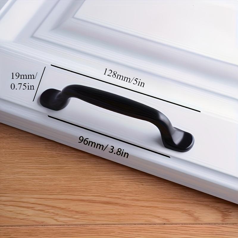 4pcs Black Handles For Furniture, Cabinet Knobs And Handles, Kitchen Handles, Drawer Knobs Cabinet Pulls, Cupboard Handles Knobs