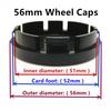 For Alfa Romeo 2026 Hot Sticker 4 Pcs 50mm 56mm 60mm Alfa Romeo Car Rim Hubcap Cover Wheel Center Hub Caps Logo Badge Emblem Acc