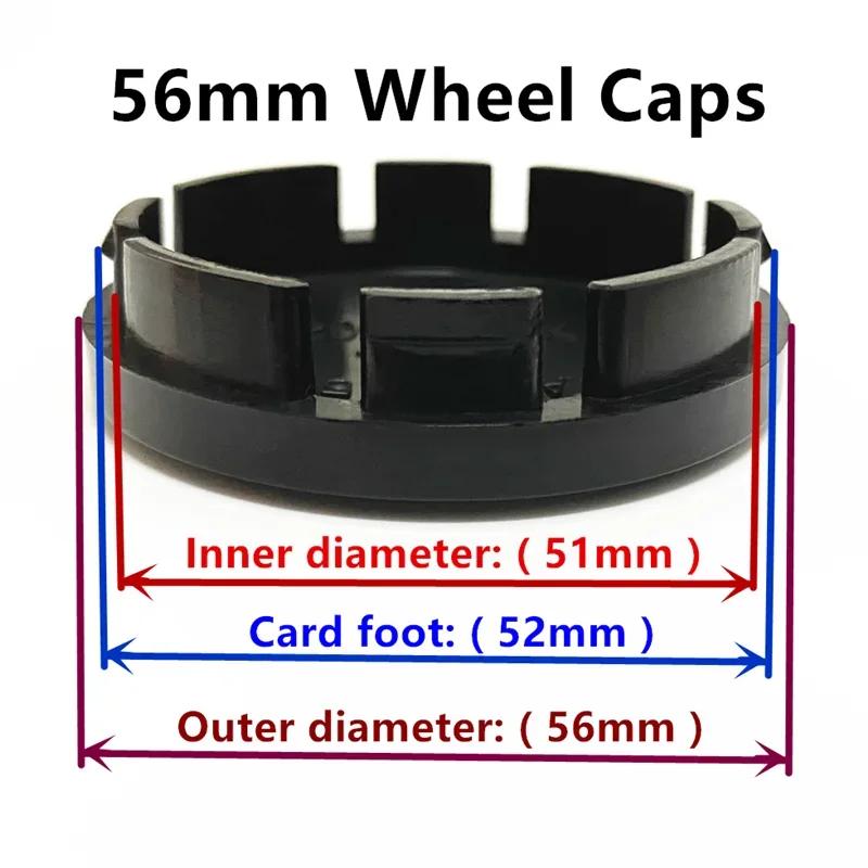 For Alfa Romeo 2026 Hot Sticker 4 Pcs 50mm 56mm 60mm Alfa Romeo Car Rim Hubcap Cover Wheel Center Hub Caps Logo Badge Emblem Acc