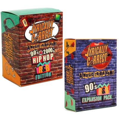 Version Anglaise Jeu Musical Paroles Correctes Jeu pour Adultes Soirée de Jeu et Trivia Amusant Amis Fête Cartes