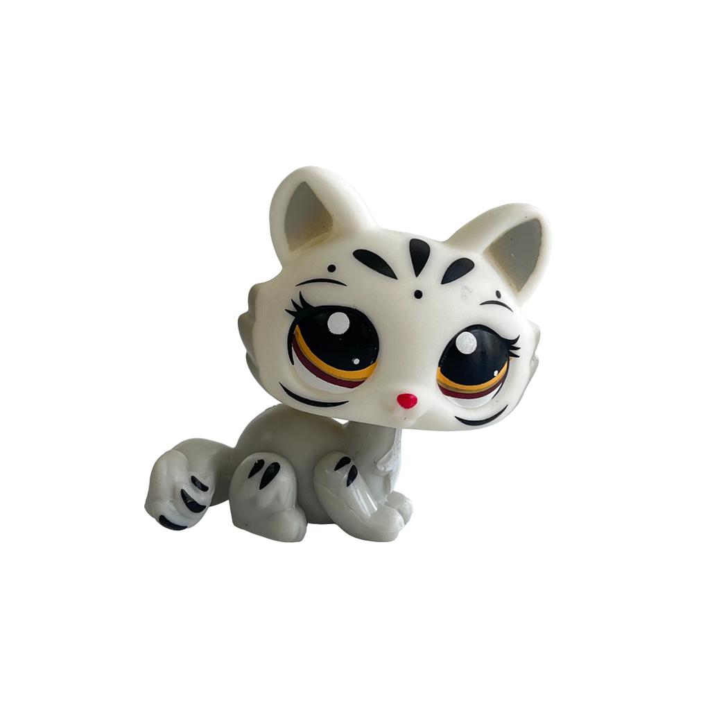 Rare Littlest Pet Shop Lps Toy Toy Mini Stands Short Hair Kitten Old Figures Collection Al Bobble Head Toy
