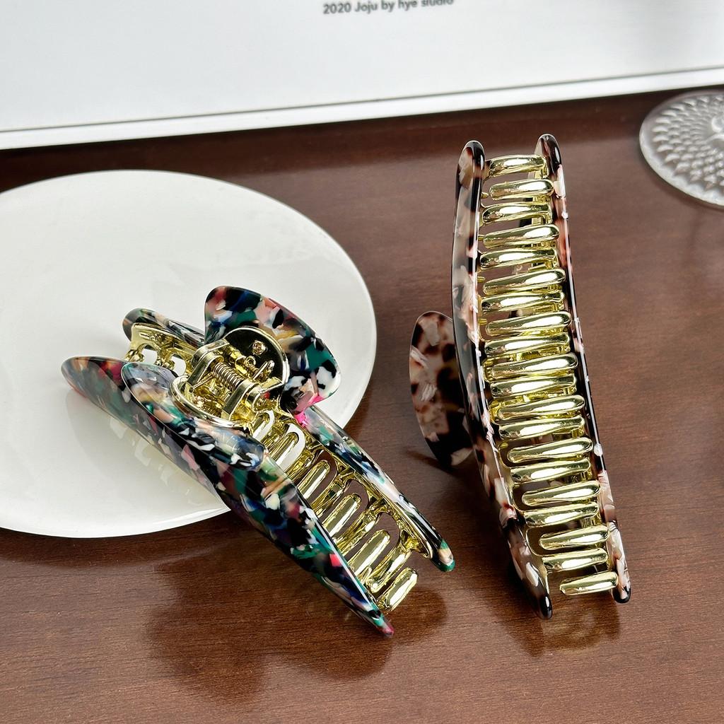 Large Unique Moon Hair Claw Clips With Highend Acetate Material For Women