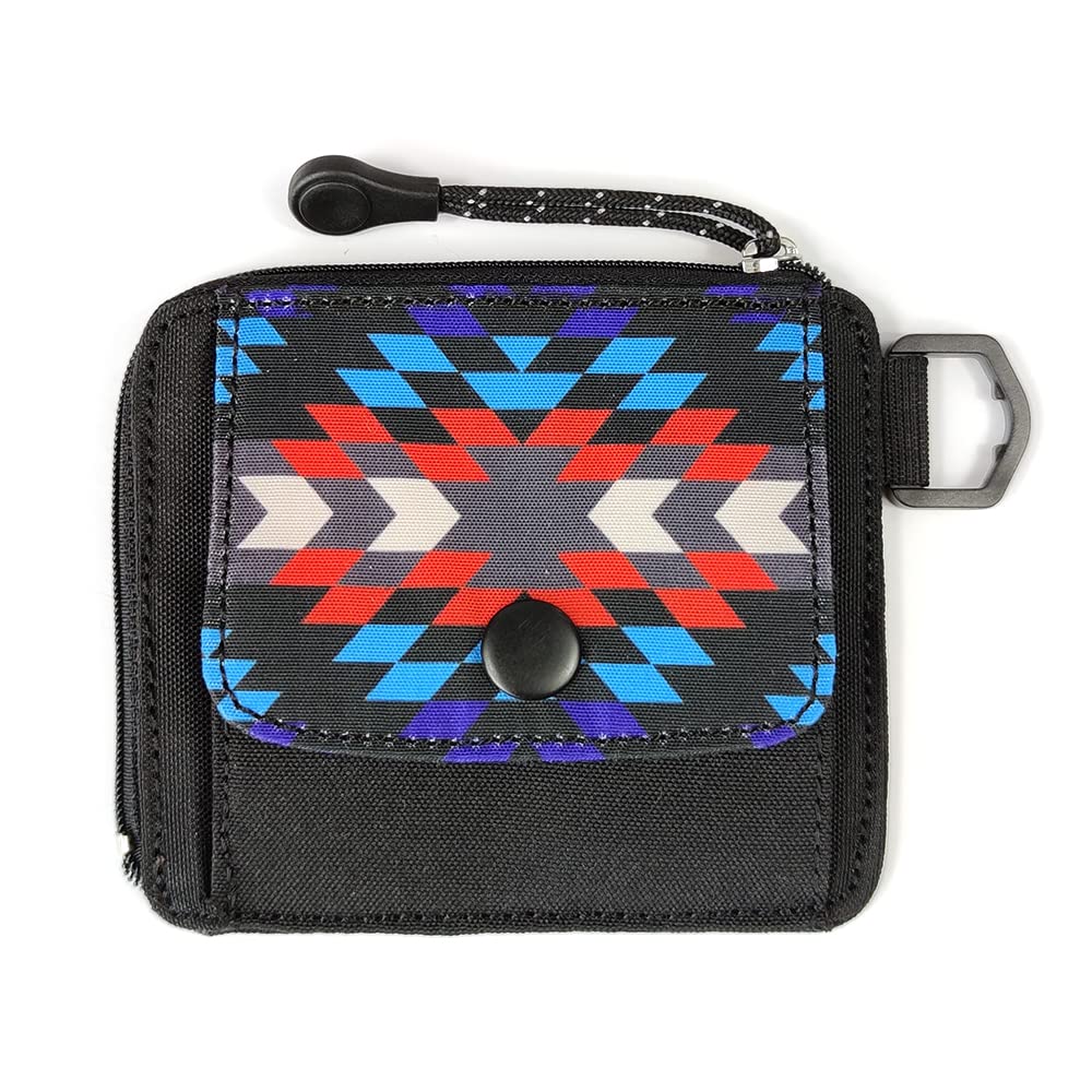 

TRIUMPHAL Мужской и женский складной нейлоновый кошелек с широким открывающимся отделением для монет и L-образной молнией (pdwt-001f)