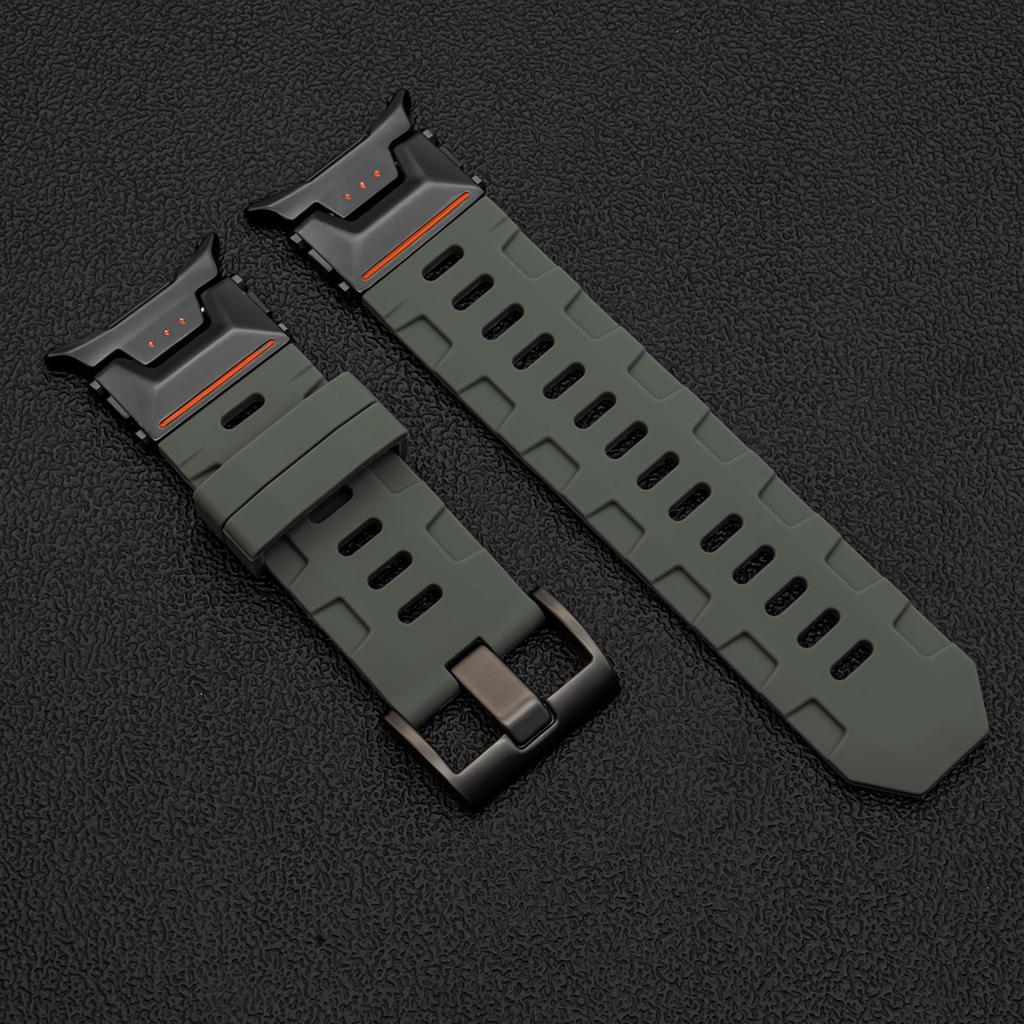 Soft Silicone Loop Strap for Samsung Galaxy Watch Ultra 47mm Luxury Men Sports Band Galaxy Ultra 2025 No Gap Curved End Bracelet