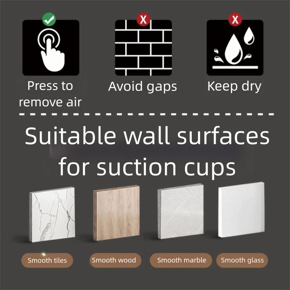 Space-Saving Suction Cup Door Hook Foldable Hook Easy Install Wall-Mounted Clothes Hanger Reusable Strong Vacuum Suction