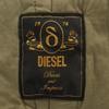 Diesel Faux Leather Coat XS Khaki Women Used