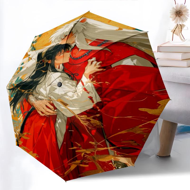 Whispers Cloak Folding Umbrella Portable 8 Paraphenoid Bones Sun Umbrella Three Folds Travel