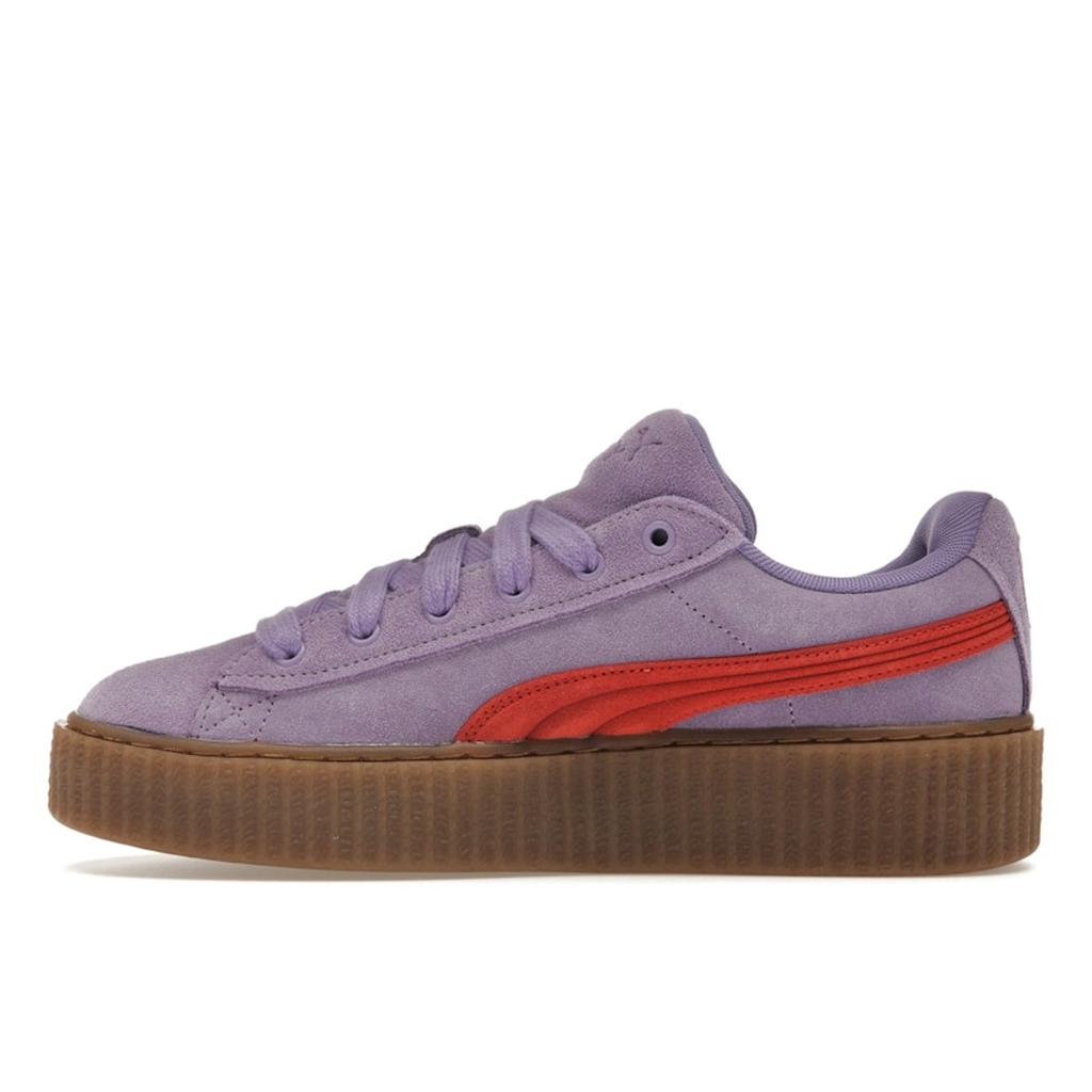 Puma Fenty x Creeper Phatty Levandulová Spálená Červená Unisex Tenisky Fialová Levandulová-Alert Guma 396403-03