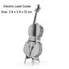 3D Metal Assembled Model DIY Jigsaw Puzzle Instruments Piano Guitar Drum Cello Bass Model Handicrafts Desktop Ornament Toy Gift