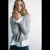 Sunshine Home Spring New Foreign Trade Spanish Z Home Fleece + Alpaca Blended Round Neck Pullover Sweater Women Clothes