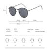 Luxury Vintage Round Sunglasses Women Designer Fashion Mirror UV400 Sun Glasses For Lady Eyewear Female Brand