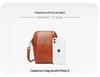 Wasserdichte Crossbody-Tasche im Retro-Stil für Damen - Mini-Handy & Große Kapazität Toilettenartikel-Umhängetasche