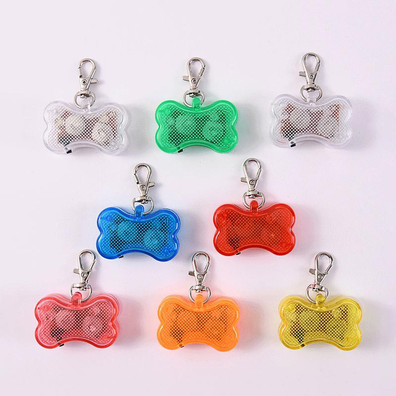 LED Pet Glowing Pendant Waterproof Knapsack Bicycle Running Warning Lamps With Hanging Hook Dog Night Walking Warning Night Lamp