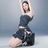 Mini Denim Röcke Frauen Heiße Mädchen Süße Kawaii Bogen Vintage Y2k Kleidung Amerikanische Streetwear Sexy Sommer A-line Gothic