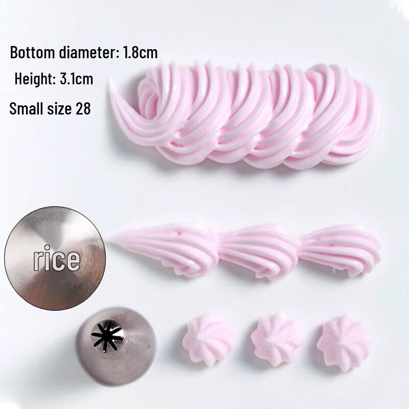304 Stainless Steel Pastry Decorating Nozzle