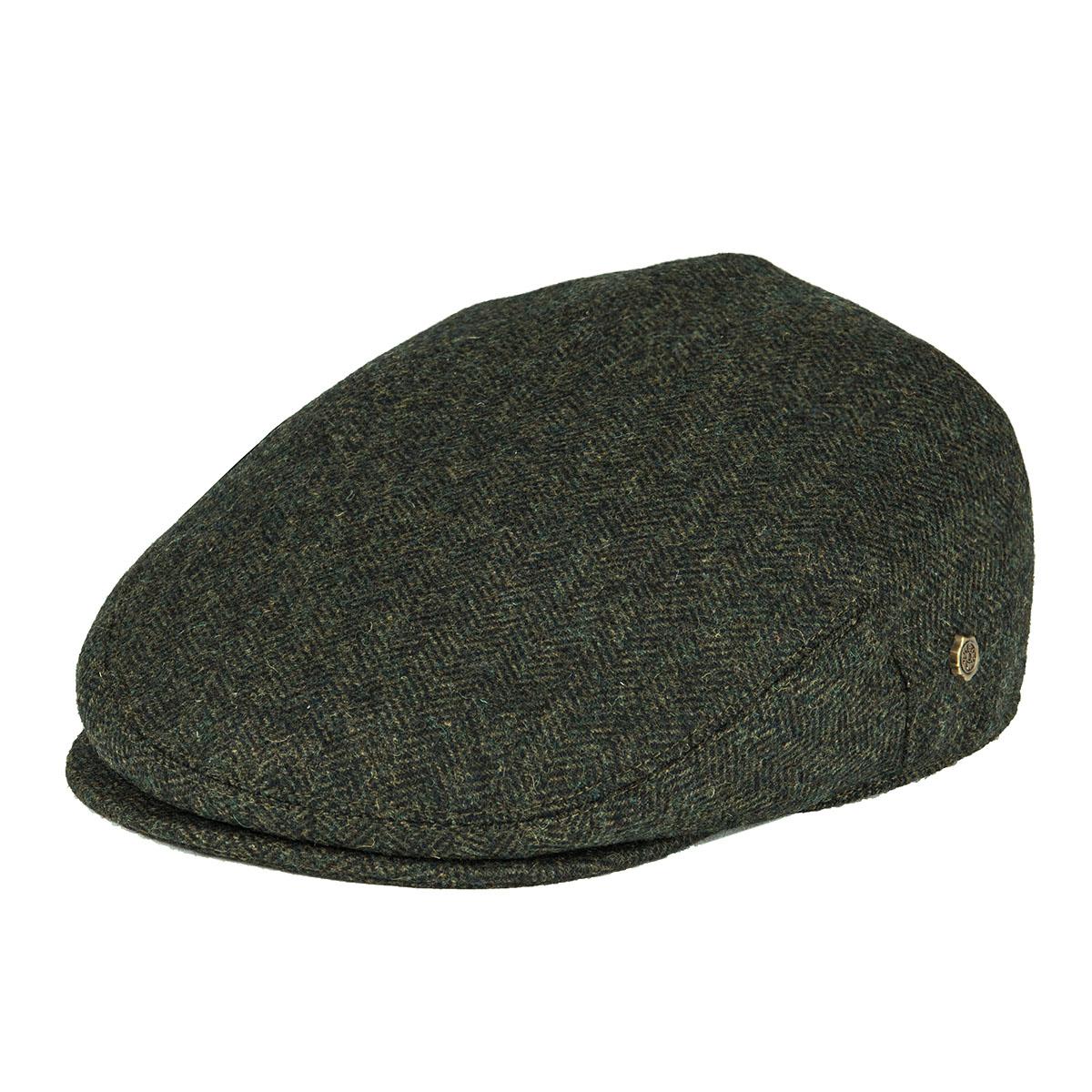 VOBOOM Wool Tweed Herringbone Irish Cap