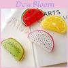 Cute Korean Style Fruit Claw Clip For Effortless Hairstyling With Fresh Colors