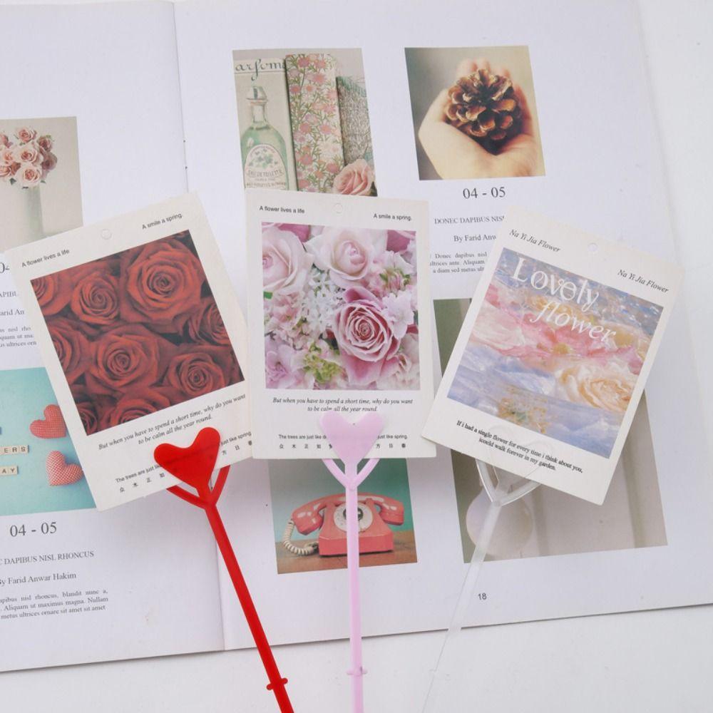 80Pcs Plastic Message Card Clip Multi-purpose Party Decoration Card Holder Bridal Shower