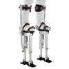 Drywall Stilts, 409-613 Mm Adjustable Aluminum Painter Stilts, 103 Kg Load Capacity, Non-Slip Rubber Feet, Dual Spring Shock Absorption