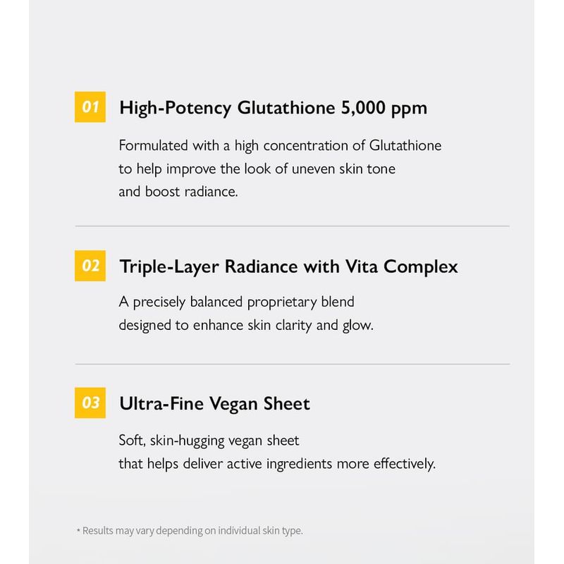 Genabelle - Glutathione Brightening Ampoule Mask Set