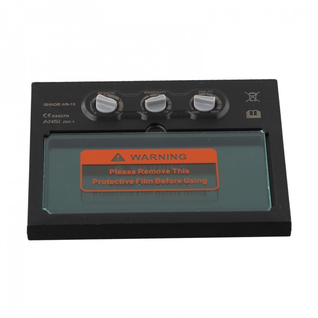 Welding Filter Auto Darkening 0.35 Inch Thickness 1 Pc 110 Mm*90 Mm