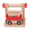 5 Pcs Wooden Train Track Accessories Rotating Grabber Railway Toy Scene Accessories for Boys Girls